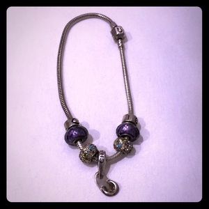 Chamilia 9” bracelet used as anklet